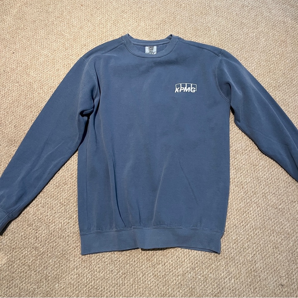 KPMG Women’s Blue Crewneck Sweatshirt